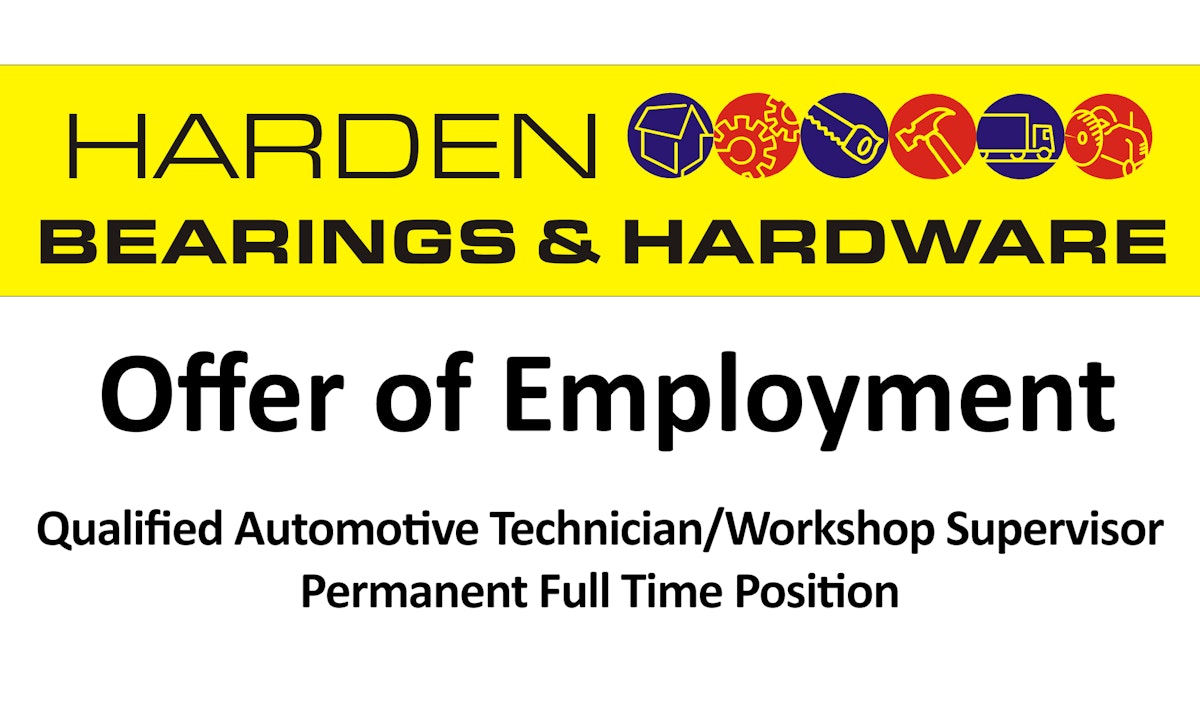 Seeking Qualified Mechanic Workshop Supervisor Harden